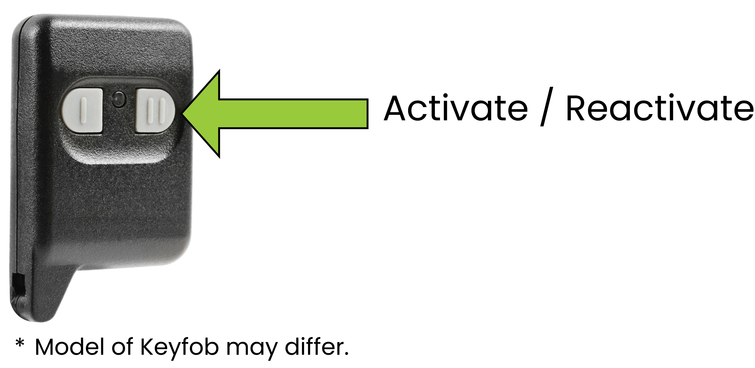 Keyfob Press Button H1000
