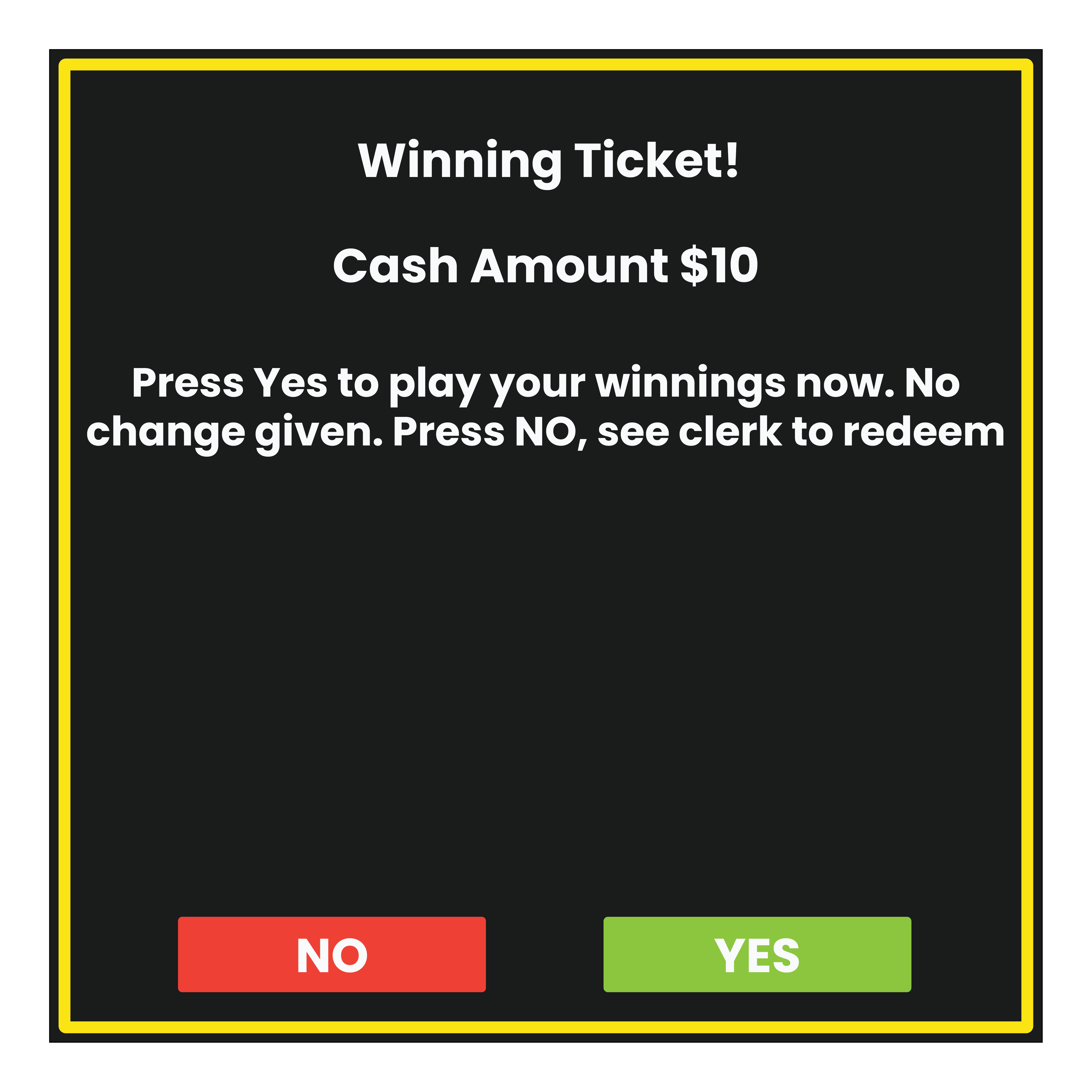 Ticket Validation Redeem Screens 01