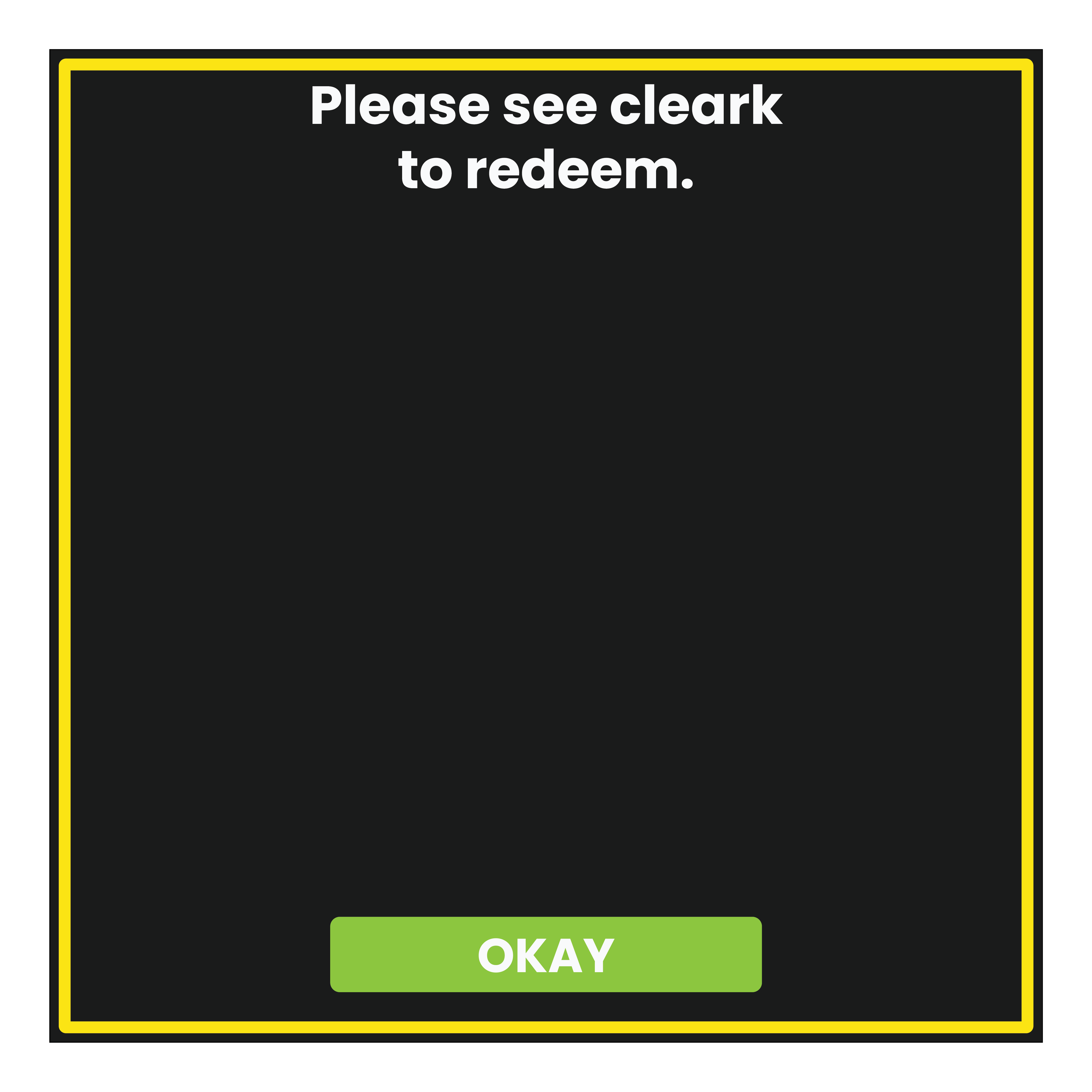 Ticket Validation Redeem Screens 02