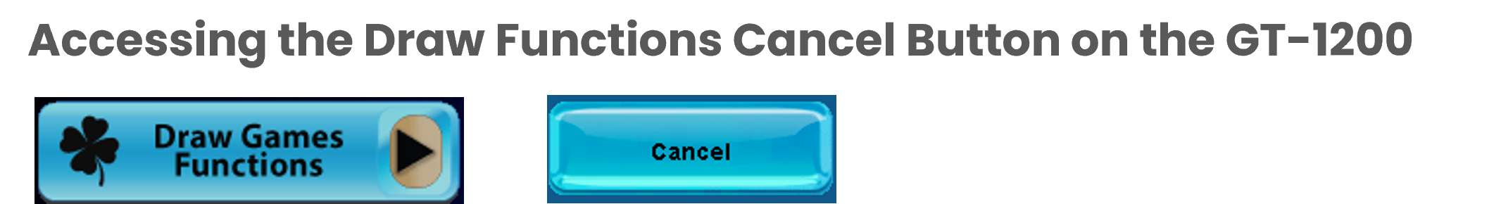 accessing draw cancel button