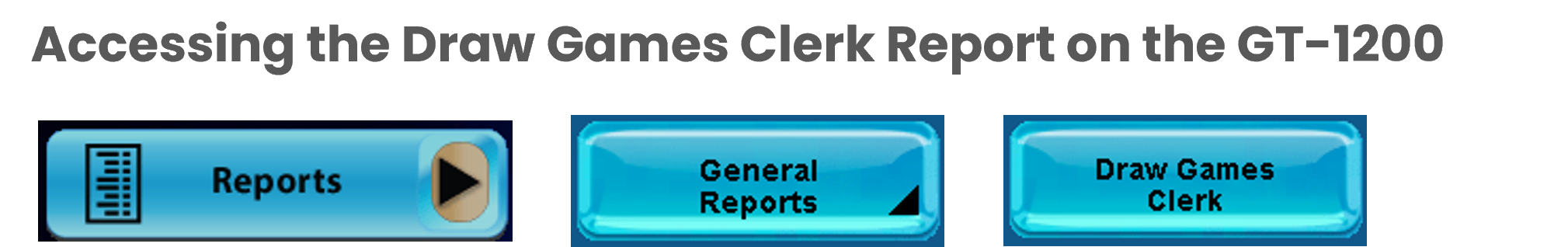 accessing draw games clerk report