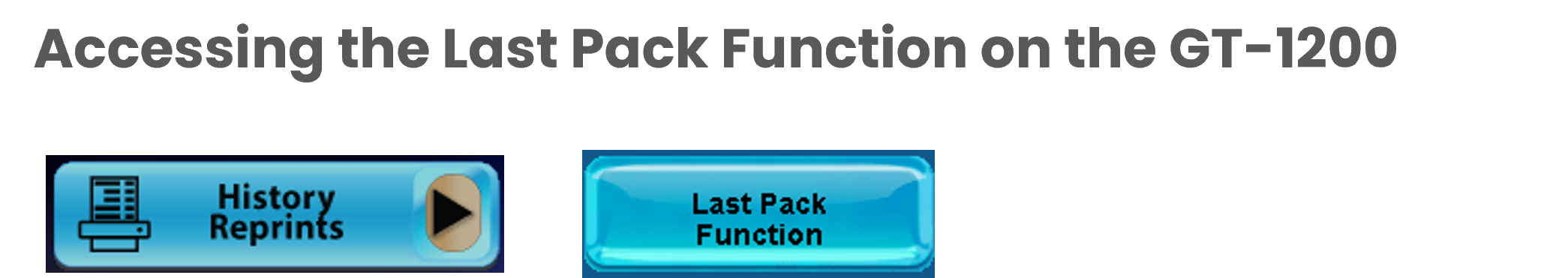 accessing last pack function