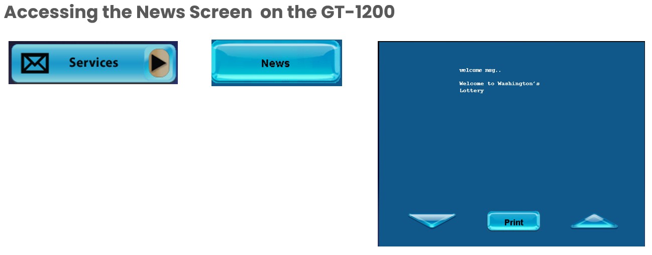 accessing news screen