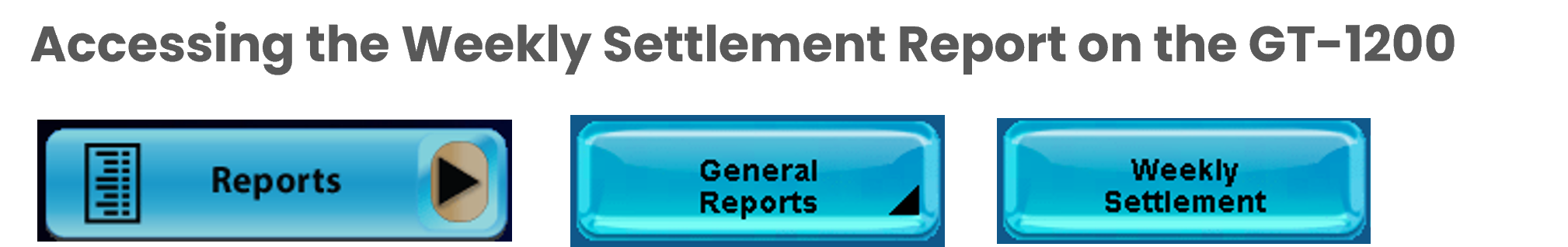 accessing weekly settlement report