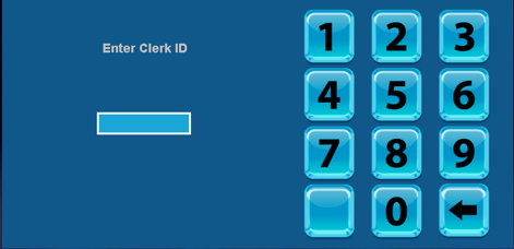 clerk id num pad