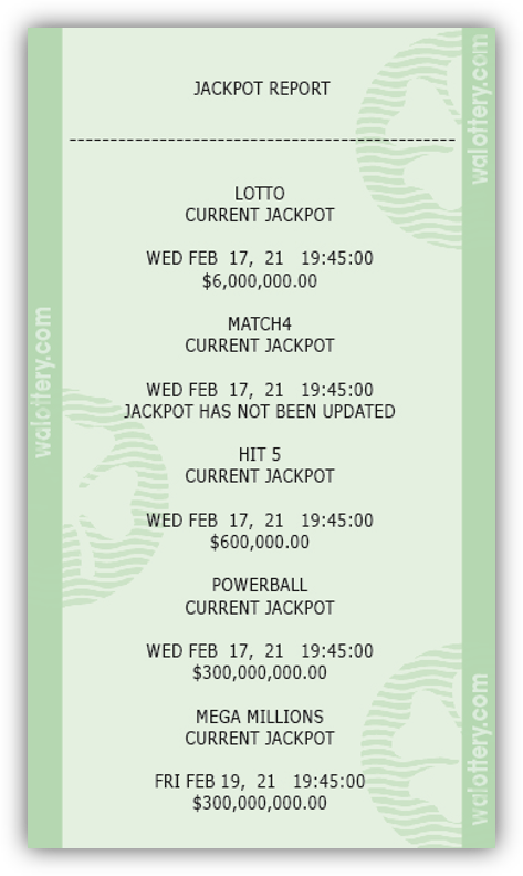 jackpot report overview