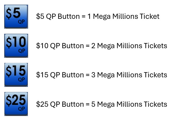 mm quick pick buttons