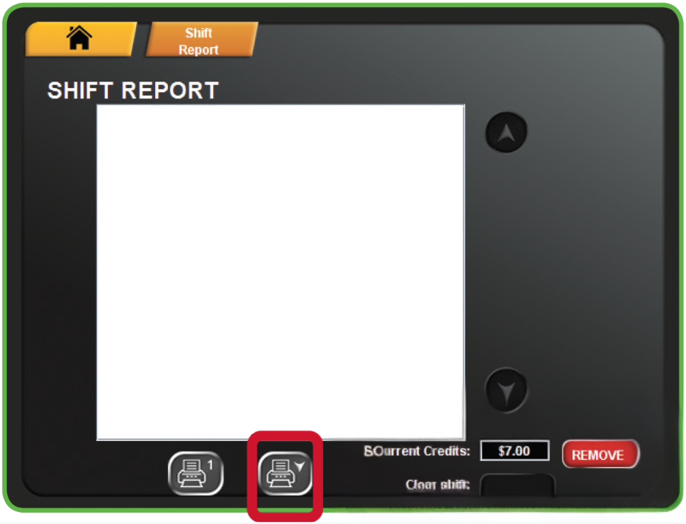 shift report print image