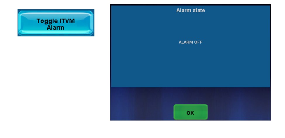 toggle itvm alarm